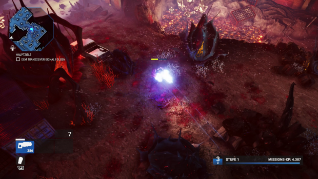 Auch in d&uuml;steren Gegenden sind wir unterwegs. (Screenshot: Golem.de)